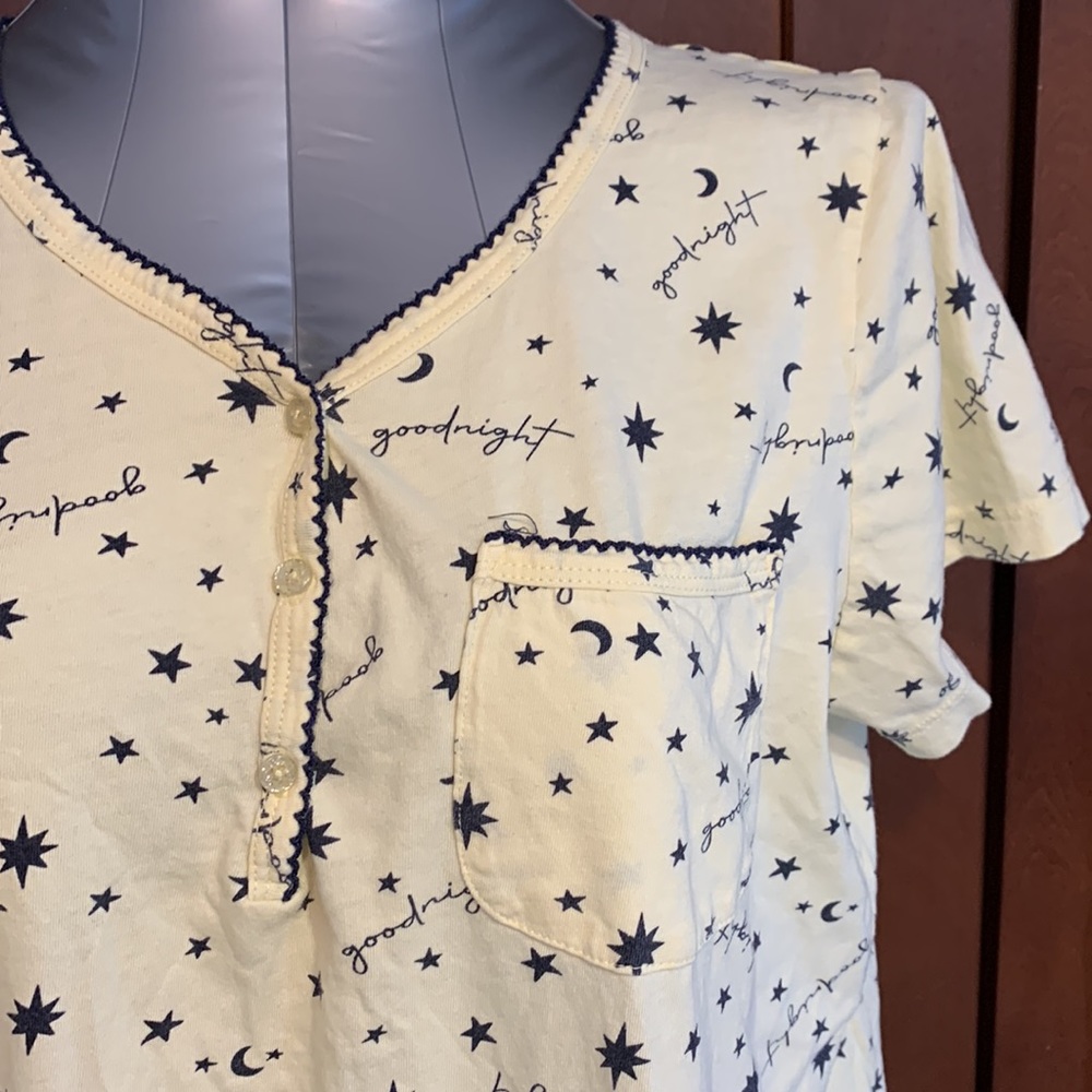 🌀2/$18 🌀Yellow cotton nightgown